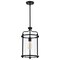 Nuvo Yorktown 1-Light Pendant - Matte Black Finish - Clear Glass 60/7945 - alternate 1